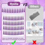 3P Light Purple Foil Fringe Metallic Tassel Streamers Banner Tassel Garland for Parade Floats, Bachelorette, Wedding, Birthday, Halloween, Christmas, Bridal/Baby Shower Party Decorations