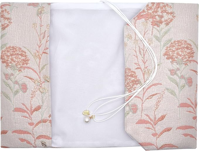 BLBMH A5 Book Covers for Paperbacks Book Cover Fit for 5.5x8.3 inch Adjustable Book Sleeve Cover for A5 Diary Books Fabric Softcover Protector for Notebook - Dandelions Pink