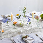 Glasseam Clear Glass Vases for Centerpieces: Mini Flower Vase Set 28Pcs Bud Vases in Bulk - Modern Small Vases for Home Room Wedding Party Dining Table Center Decor