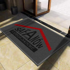 Custom Personalized Floor Mat with Any Logo Text Entryway Commercial Area Rugs Welcome Doormat Carpet for Business Home Indoor/Outdoor Non Slip Washable Durable