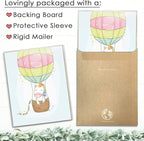 Unicorn Wall Decor Art Prints (Set of 4) - Unframed - 11x14 | Girls Room Decor | Enchanting and Whimsical Design | Adding Fantasy and Charm to Kids' Rooms or Nurseries | Wall Art for Unicorn Lovers