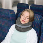 Travelon Deluxe Wrap N' Rest Pillow, Dark Gray/Light Gray, One Size