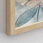 SIGNWIN Framed Poster Botanical Floral Nature Wilderness Photography Realism Decorative Rustic Cozy Zen for Living Room, Bedroom, Office - 12"x16"x4 Natural