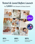 Breescape Cooling Comforter Twin Size - BlendTek™ Q-Max>0.46 Tech, Breathable Blanket for Hot Sleepers & Night Sweats Relief, Premium Lightweight Summer Bedding, 72x96 Inches, Snow White