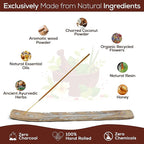 Satya Namaste Incense Sticks, Satya Bng (Bangalore) Insenses 15gmx12 Pack with Raajsee Incense Holder Bundle, Satya Nagchampa Natural Incense