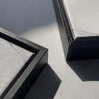 Framed Black and White Red Tree Wall Art Canvas Print Picture Large Red Tree Landscape Modern Artwork for Living Room Bedroom Office Home Wall Decor With 24X48inch