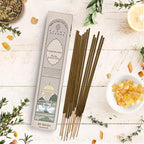 Incense Sticks, Frankincense & Myrrh Incense, Made with Natural Ingredients, Hand Rolled Aromatic Masala, 40 Stick Pack, 45-60 Minute Burn Time, Best for Home Fragrance, Meditation, Yoga, Relaxation