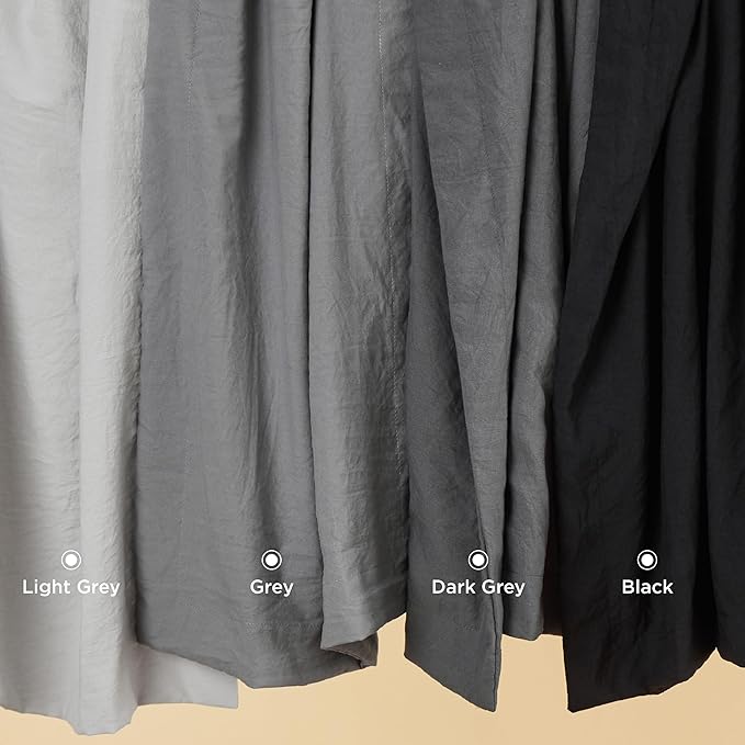 Bedsure Dark Grey Oversized King Duvet Cover - 3 Pieces Prewashed Cotton-Like Extra Soft Bedding Set, Includes 1 Duvet Cover 120x98 Inches with Zipper Closure & 2 Pillow Shams, Comforter Not Included