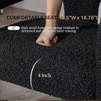 Black Sherpa Dining Chairs Set of 2, Modern Barrel Dining Room Chairs Upholstered Faux Fur Accent Chair with Arms and Round Back for Living Room Kitchen Armchair No Assembly Needed