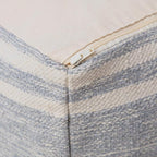 REDEARTH · Tufted Pouf Ottoman with Filler Textured Storage Cube Bean Bag Pouffe Footrest for Living Room, Bedroom, Nursery, Kidsroom; 100% Cotton (17.5"X17.5"X17.5", Melange Delight Gray)