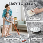 6x9 Ft Large Shag Rugs for Living Room Decor, Tie-Dyed Ultra Soft Fluffy Furry Area Rugs for Bedroom Indoor Floor, Aesthetic Carpet for Kids Home (Grey)