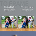 8.5''x11'' Picture Frame Acrylic Frame, Perspex Photo Frame for Wedding Pictures, Tabletop Freestanding Certification Frame 12mm + 12mm