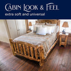 Beacon Blankets Southwestern Agawam Design Throw - 90" x 90" Blanket Only - Premium Plush Blanket Can be Used for Queen or King Size Bed