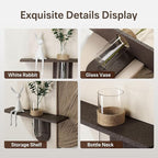 Troartos 3D Textured Neutral Abstract Wall Art with Vase, White and Brown Wall Decor with Rabbit Decoration, Minimalist Geometric Artwork for Living Room Hallway Dining Room Bedroom Office, 24x24 In