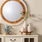 Ceramic Vase Home Table Decor - White Flower Vase Set of 3 Living Room Kitchen Decorations Farmhouse Modern Rustic Vases Decorative Centerpiece for Shelf Bedroom Office Bathroom Dining Coffee Desk