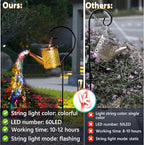 Solar Watering Can Light, Solar Yard Decorations Outdoor, Garden Decor Lights, IP65 Waterproof Hanging Lantern Lights, Flower Bed Decor, Gifts for Grandma, Women, Mom