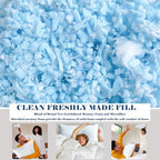 mislili Memory Foam Pillows Queen Size Set of 2, Luxury Cooling Queen Bed Pillows 2 Pack, Adjustable Frim Queen Size Pillows for Stomach Back Side Sleepers, Bed Pillows Washable with Extra Filling