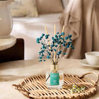 Airkeep Reed Diffuser Set of 3,Clean Cotton White Jasmine White Tea Oil Reed Diffusers for Bedroom Living Room Office Aromatherapy Oil Reed Diffuser for Gift 50ml x 3