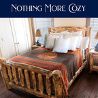 Beacon Blankets Southwestern Chief Henry Native American Design Throw - 72" x 86" Blanket Only - Premium Plush Blanket Can be Used for Twin or Full Size Bed