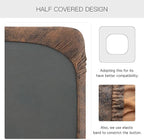 Yates Home PU Leather Couch Sofa Cushion Slipcover Elastic Chair RV Seat Covers Loveseat Sofa Furniture Protector Slip Cover for Seater Replacement Living Room(3 Pieces, Brown)