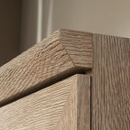 HomePlus Kitchen Pantry Storage Cabinet with Adjustable Shelves, Laundry Bathroom Storage Cabinet, Brushed Oak Finish