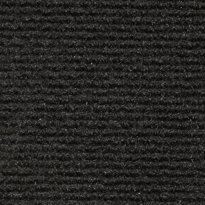 House, Home and More Indoor Outdoor Carpet with Rubber Marine Backing - Black - 6 Feet x 45 Feet - Durable, UV-Resistant - Adds Color and Comfort to Your Deck, Patio or Other Outdoor Rug Space.