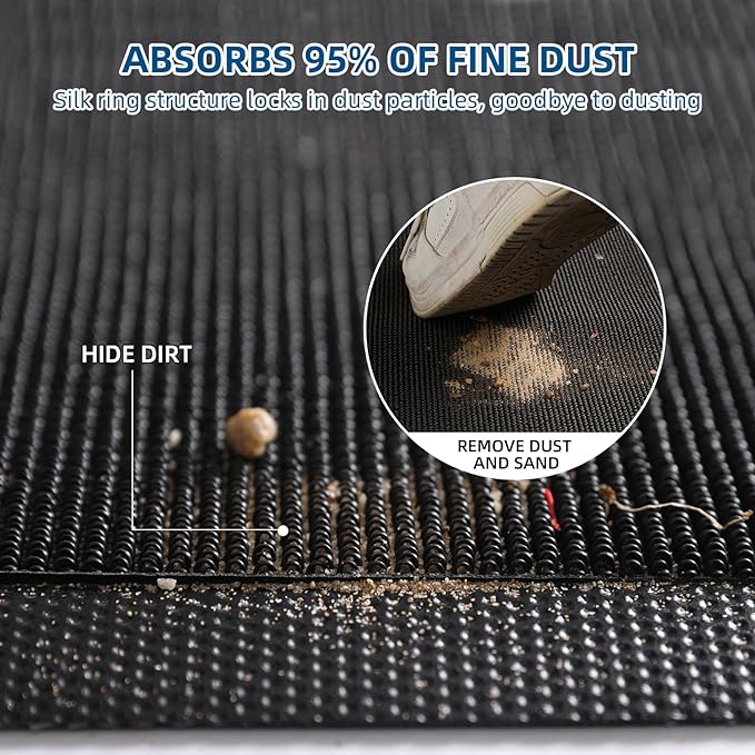 Custom Doormat with Any Logo Size Color Shape Floor Mat Entryway Area Rug Welcome Carpet for Business Home Indoor/Outdoor Non Slip Washable Durable