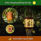 Sea Turtle Solar Lanterns Outdoor Waterproof,Hanging Solar Lights Sea Turtle Gifts for Women Metal LED Decorative Light for Yard,Patio,Lawn,Tabletop,Pathway,Landscape,Garden Decor