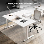 SALLOUS Chair Mat for Hard Floors, 60" x 75" Office Chair Mat for Hard Surface, Vinyl Floor Mat for Gaming Chairs, Multi-Purpose Floor Protector Desk Mat for Home Office (Clear)