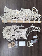 Homecor Gifts for Teenage Girls, Hanging Photo Display & Moon Dream Catchers, Christmas Teen Girls Gifts Ideas Ages 10 11 12 13 14 Years Old, Macrame Wall Decor Boho Bedroom Dorm Aesthetic Room Decor