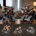 STEM Building Toys for Kids 6-14, 5in1 STEM Robot Building Kit for Kid, Remote & APP Controlled Tank Bulldozer Robot Building Blocks Set Birthday Xmas Gifts Ideas for Boys Girls (689PCS)