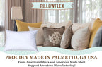 Pillowflex Synthetic Down Alternative Pillow Inserts for Shams - Comfy Pillows for Sleeping, Perfect Pillow & Best Sleeping Pillows, Handmade Down Alternative Throw Pillow Inserts - (21x27 Set of 2)