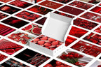Y2K BOO Bold Red Wall Collage Kit - 50 Aesthetic Posters for Room Decor, Perfect for Dorms and Bedrooms, Vibrant Red Collage Kit for Teen Girls and Bold Spaces