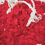 1500+ Real Dried Red Hydrangea Flower Petals - 1.06 oz Natural Preserved Petals for Wedding, Party Confetti,Proposal Decor