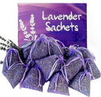 Cedar Space Lavender Sachet Bags for Drawers and Closets 24 Lavendar Sachet Bags Filled with Premium Dried Scented Lavender Bridal Shower Favors Home Fragrance Sachet Packets Closet Smell Freshener