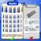 3P Navy-Blue White-Gold Foil Fringe Metallic Tassel-Garland, Tassels Banner Streamers for Parade Floats, Bachelorette, Wedding, Birthday, Halloween, Christmas, Bridal/Baby Shower Party Decorations