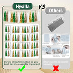 3P Sage-Green Beige-Mint Gold Foil Fringe Metallic Tassel Garland Banner, Tassels Banner Streamers for Parade Floats, Bachelorette, Wedding, Birthday, Christmas, Bridal/Baby Shower Party Decorations