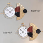 31x19 Inch Wall Clocks Battery Operated for Living Room Silent Non Ticking, Decorative Analog Clocks for Home Decor, Dining Room, Kitchen, Bedroom, Office