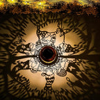 Gnomes Solar Lanterns Outdoor Waterproof,Hanging Solar Lights Gnome Gifts for Women Metal LED Decorative Light for Yard,Patio,Lawn,Tabletop,Pathway,Landscape,Garden Gnomes Decor