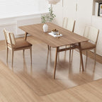 Clear Plastic Area Mat for Under Dining Table, 8'×12' Large No Slip Waterproof Vinyl Area Rug for Home, Anti-Spill Hard Floor Protector Cover, Splat Mat for Under High Chair, Easy Clean Floor Mat