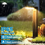 Sunvivo Solar Path Lights,2 Modes(Cold White or Warm White),Bright Solar Path Light Outdoor Waterproof,Perfect Elegant Guide Light or Deco for Yard,Garden,Lawn,Sideway,Driveway,Outdoor Event(8Pack)