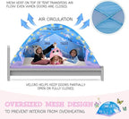 Pink Unicorn Full Bed Tent for Kids Indoor Fort - Magical Dream Tents for Boys Pop Up Toddler Bed Canopy for Girls Bunk Bed Tent for Top Bunk - Sensory Sleep Pod for Kids Educational
