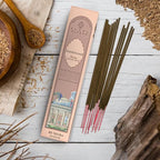 Incense Sticks, Sandalwood Incense, Made with Natural Ingredients, Hand Rolled Aromatic Masala, 40 Stick Pack, 45-60 Minute Burn Time, Best for Home Fragrance, Meditation, Yoga, Spiritual Healing