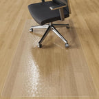 Chair Mat for Hard Floors, Tydle 36" x 60" Office Chair Mat for Hardwood Floors, Non-Slip Plastic Floor Mat for Gaming Chairs, Hard Floor Protector Computer Desk Vinyl Mat for Home Office (Clear-Rose)