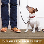 Yimobra Front Door Mat Outdoor Indoor Entrance, 100% Waterproof All-Season All Weather Doormat, Welcome Matt Outside Entry, Non Slip, Low Profile, Heavy Duty Patio Porch Floor Mats,47 x 24,Khaki