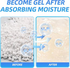 100 Gram 20 Packs Moisture Absorbers, Dehumidifier Bags for Bathrooms, Basements, Rvs, Humidity Packets for Closet