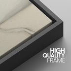 SIGNWIN Framed Canvas Print Wall Art Minimalist Rain Cloud Abstract Neutral Landscape Photography Modern Art Minimalist Black and White for Living Room, Bedroom, Office - 16"x24"x3 Black