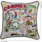 Catstudio Carmel Embroidered Decorative Throw Pillow