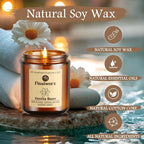 Scented Candle Set 4 Pack, Candle for Home Scented, Odor Eliminating, Stress Relief, 30oz, 220 Hours Long Lasting Soy Wax Gift Set for Women