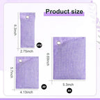 Nuanchu 24 Pcs Activated Charcoal Odor Absorber 50g/100g/200g, Air Purifying Bamboo Charcoal Bags, Natural Shoe Odor Absorber, Deodorizer Absorbers for Fresh Car Home Closet Pet Basement Smell(Purple)